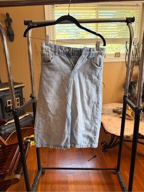 Zara Light Blue Denim Jean Shorts